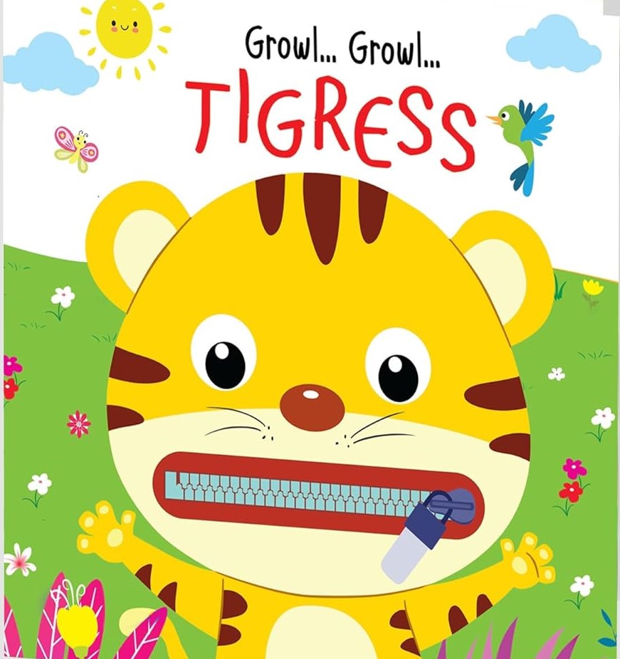 Growl Growl Tiger Zip it Up