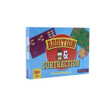 Panther Addition & Subtraction 20 Puzzles 40 Operations Age 4+