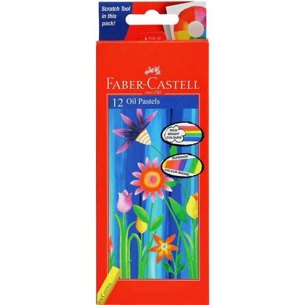 Faber Castell Jumbo 12 Oil Pastel (No.FC126012)