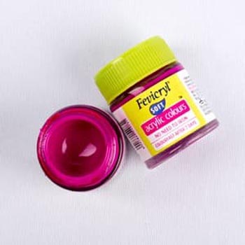 Fevicryl Acrylic Colours Fabric Painting Baby Pink 38