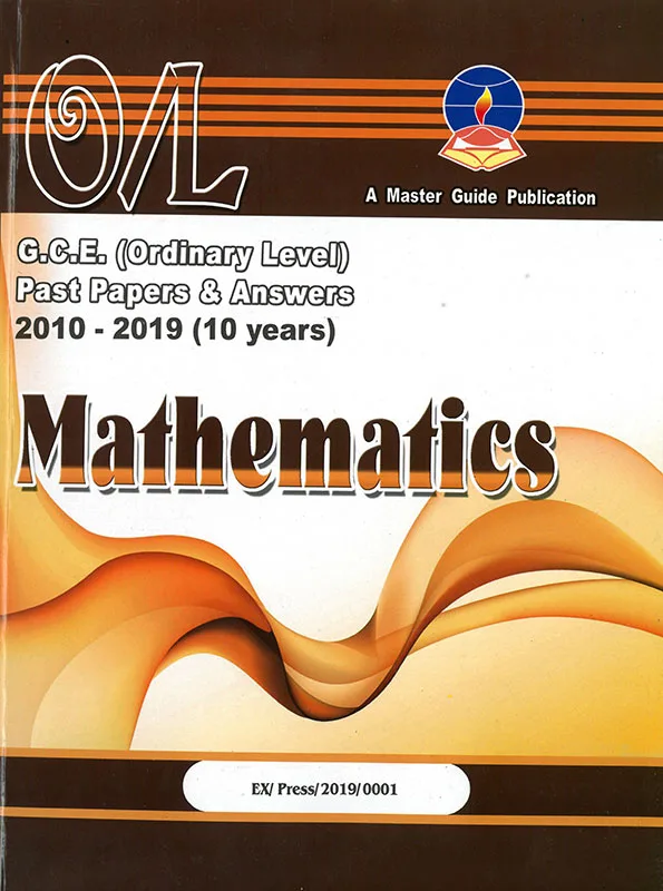 G.C.E (O/L) Past Papers and Answers Mathemathics (English Medium)