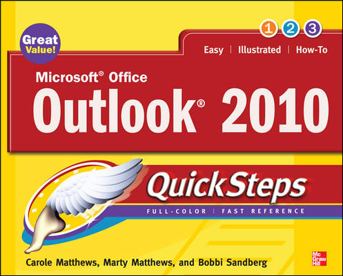 Microsoft Office Outlook 2010 Quick Steps Fast Reference