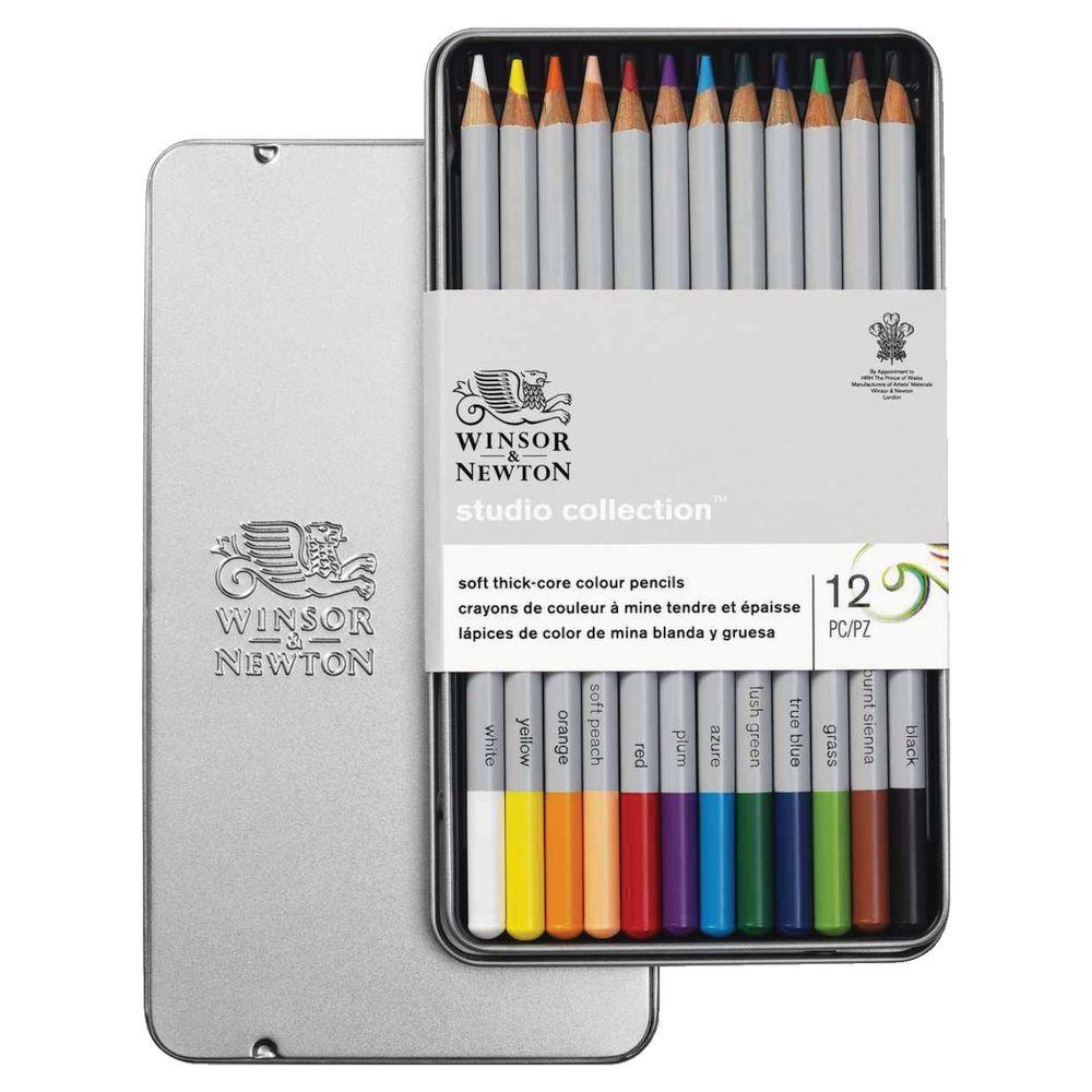 Winsor & Newton Precission Colour Pencil 12 Tin Set