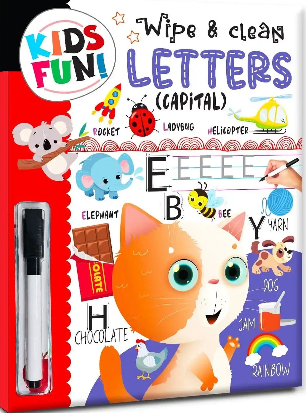 Kids Fun Wipe and Clean Capital Letters
