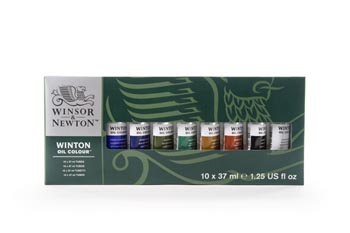 W&N Winton Oil Colour 10Tube Set 37ml