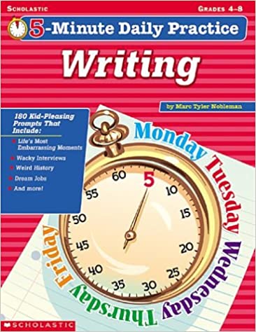 5 Minute Daily Practice Writing- Grades 4-8