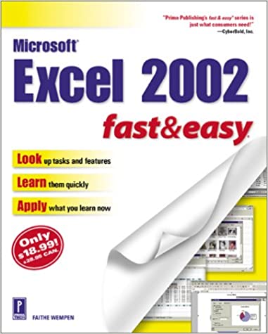 Microsoft Excel 2002 fast & easy 