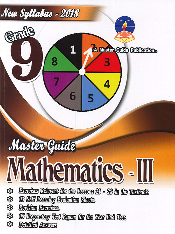 Master Guide Grade 9 Mathematics - III ( New Syllabus 2018 )