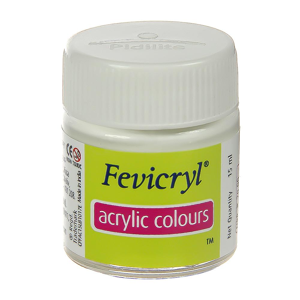 Fevicryl Acrylic Colours Fabric Painting White 27