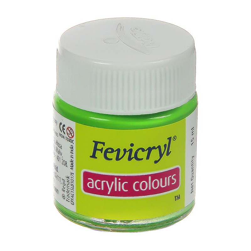 Fevicryl Acrylic Colours Fabric Painting Leaf Green 62