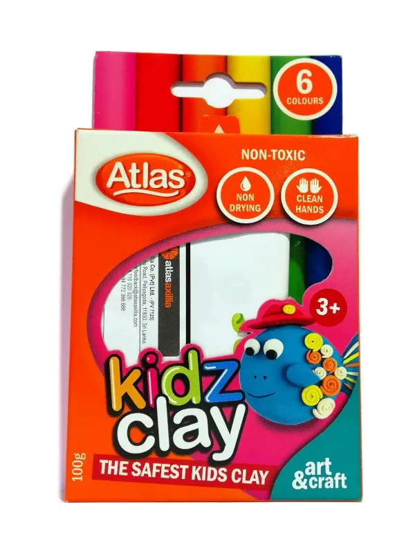 Atlas Kidz Clay 6 Colour - Small