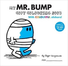 My Mr.Bump Copy Colouring Book With Colourful Stickers