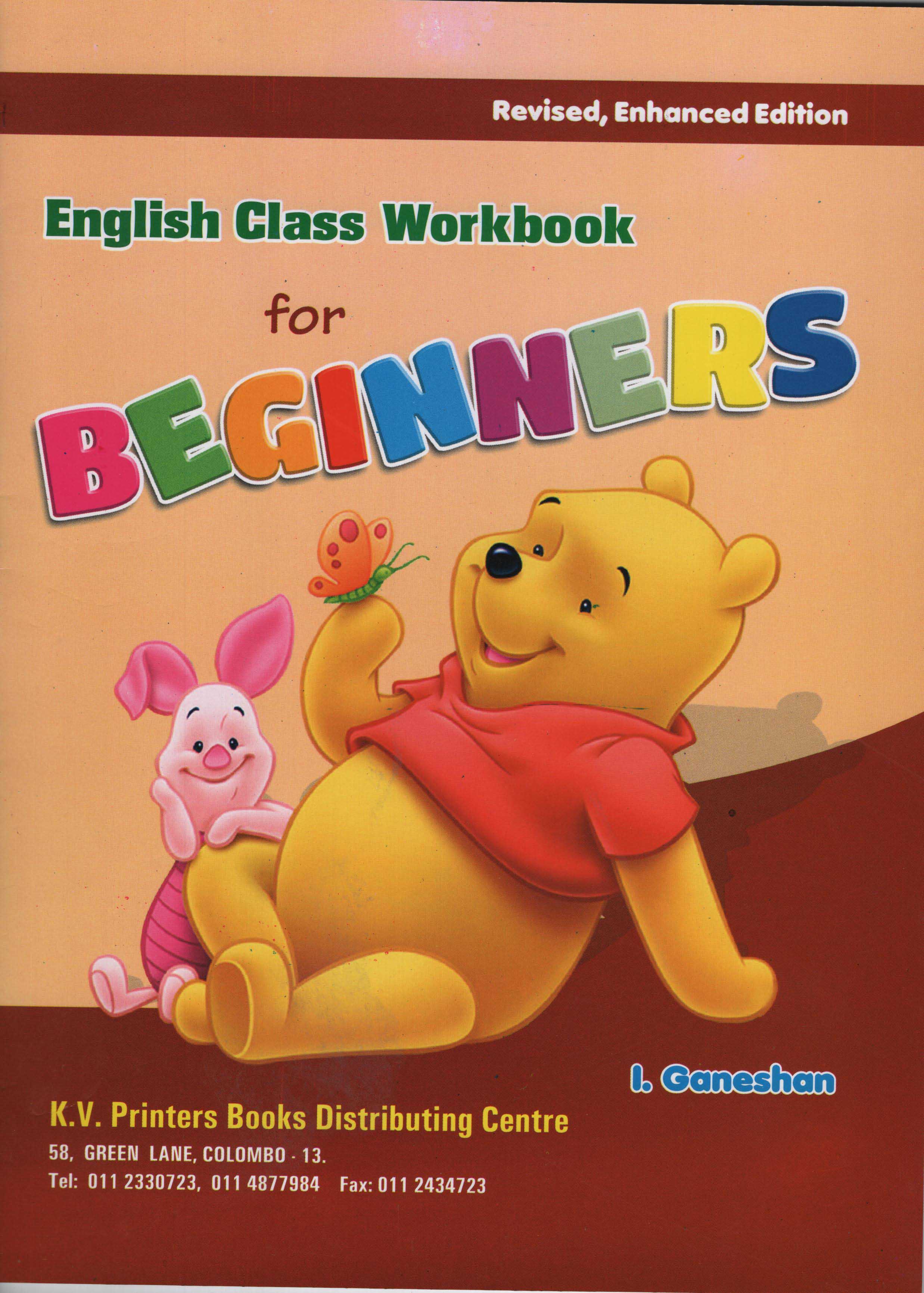 English Class Workbook for Beginners
