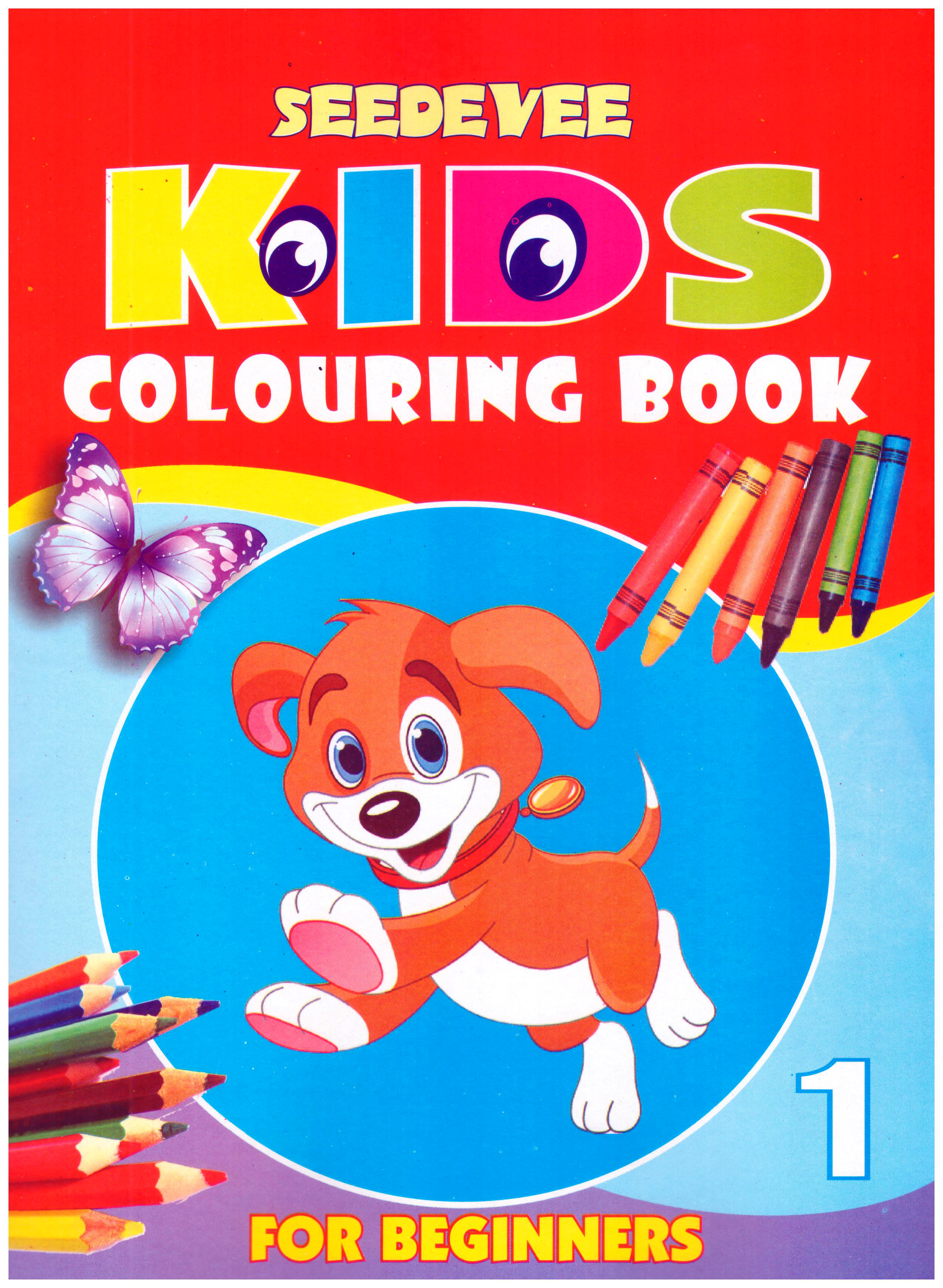 Seedevee Kids Colouring Book for Beginners 1