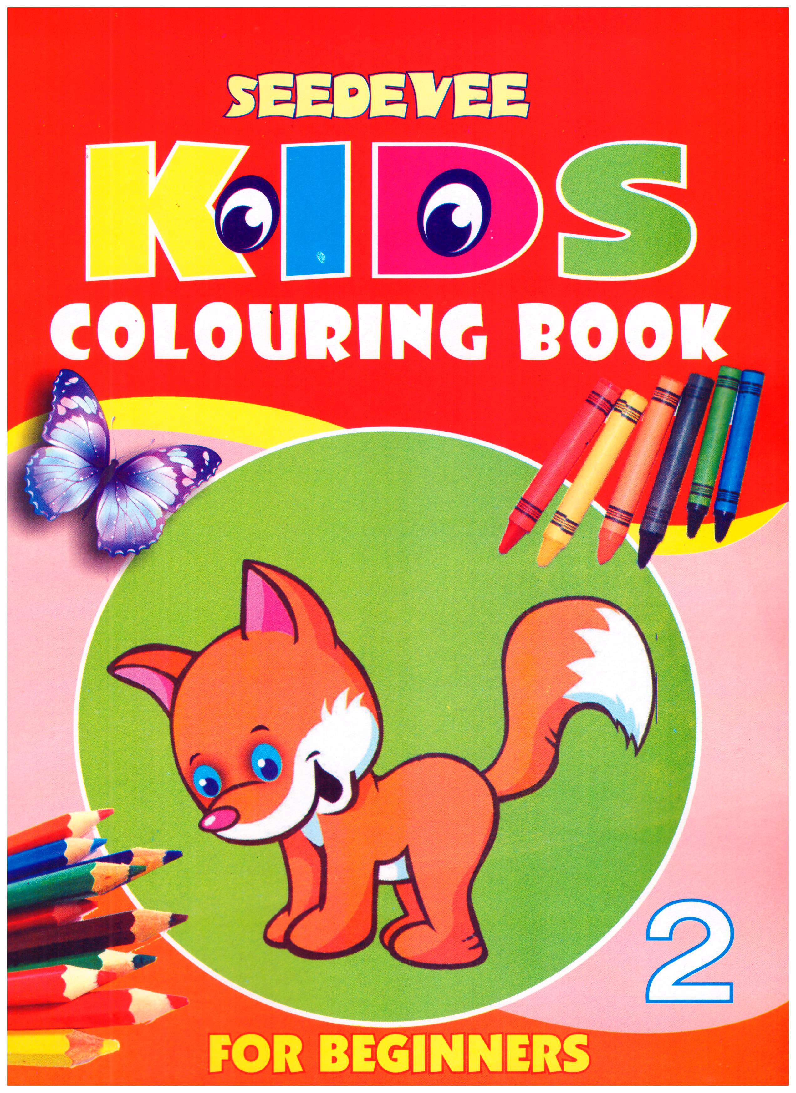 Seedevee Kids Colouring Book for Beginners 2