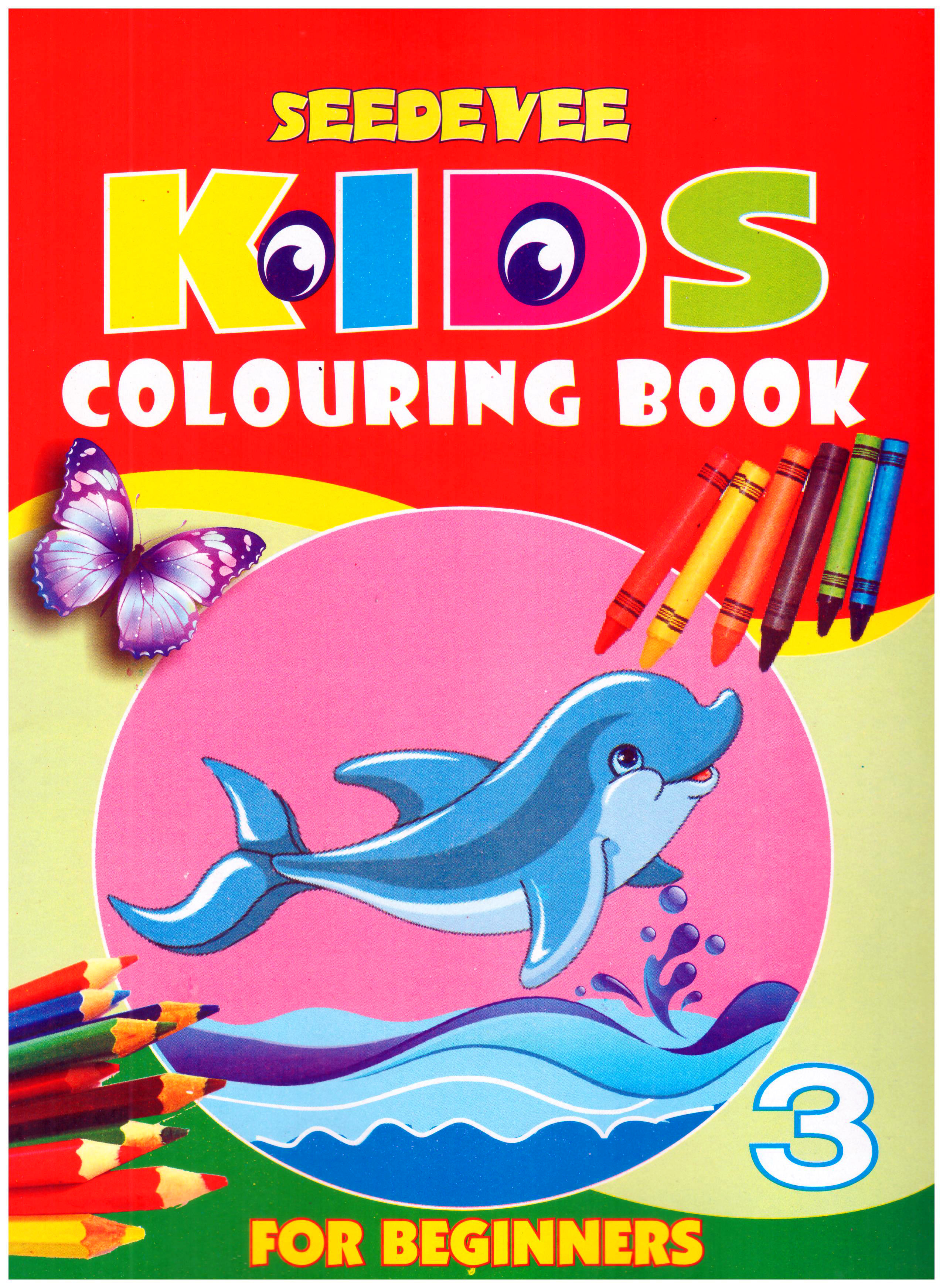 Seedevee Kids Colouring Book for Beginners 3