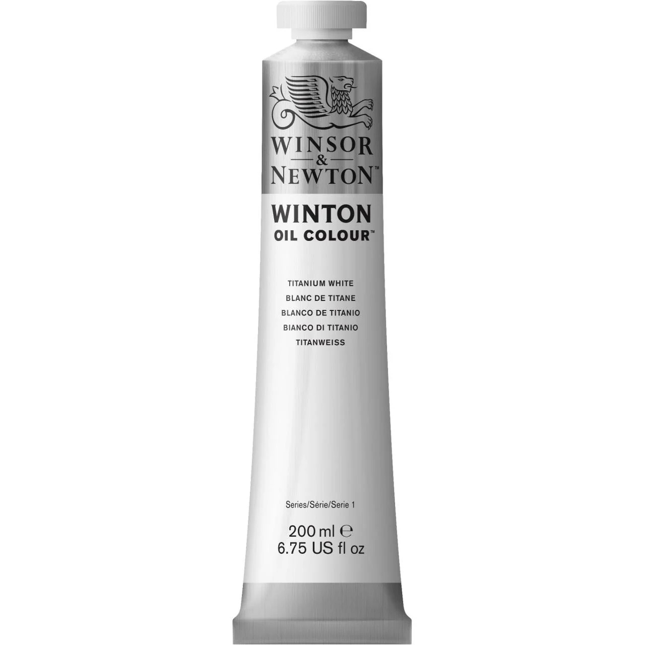 Winsor & Newton Winton oil colour Titanium White 200ml 