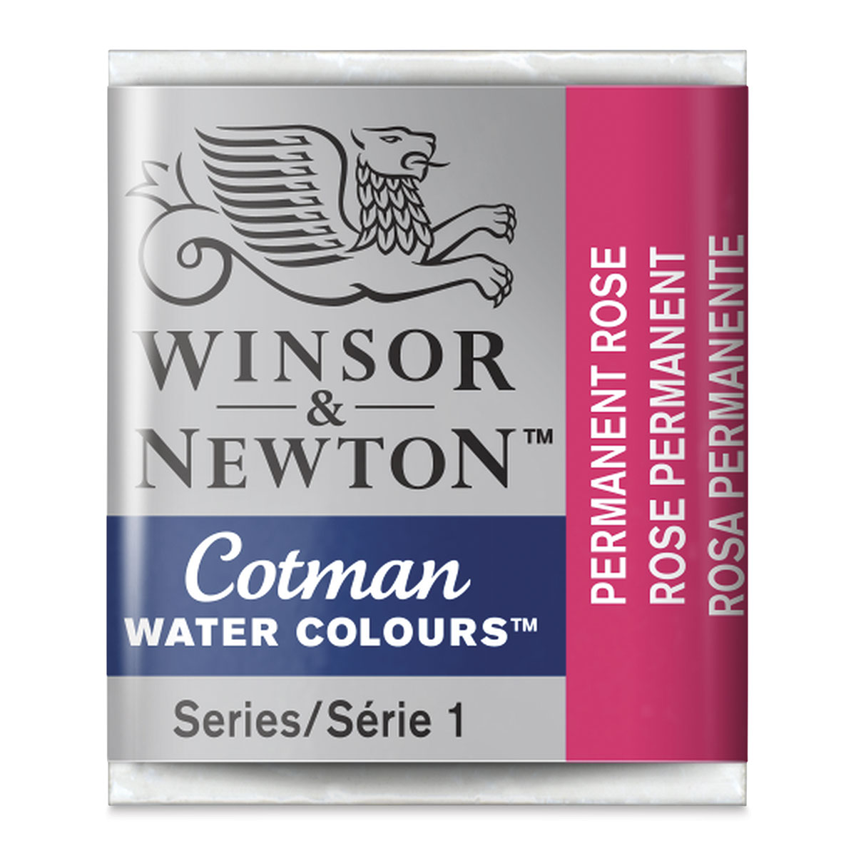 Winsor & Newton Cotman Water Color H/Pan Permanent Rose 