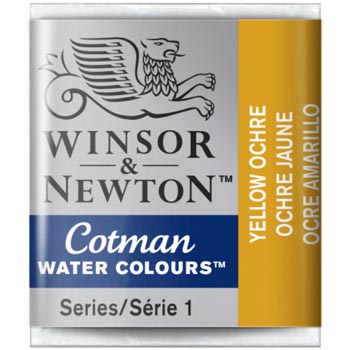 Winsor & Newton Cotman Water Colour H/Pan Yellow Ochre