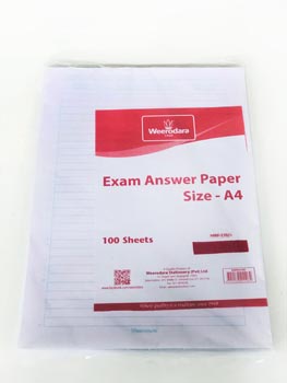 Weerodara Exam Answer Paper 