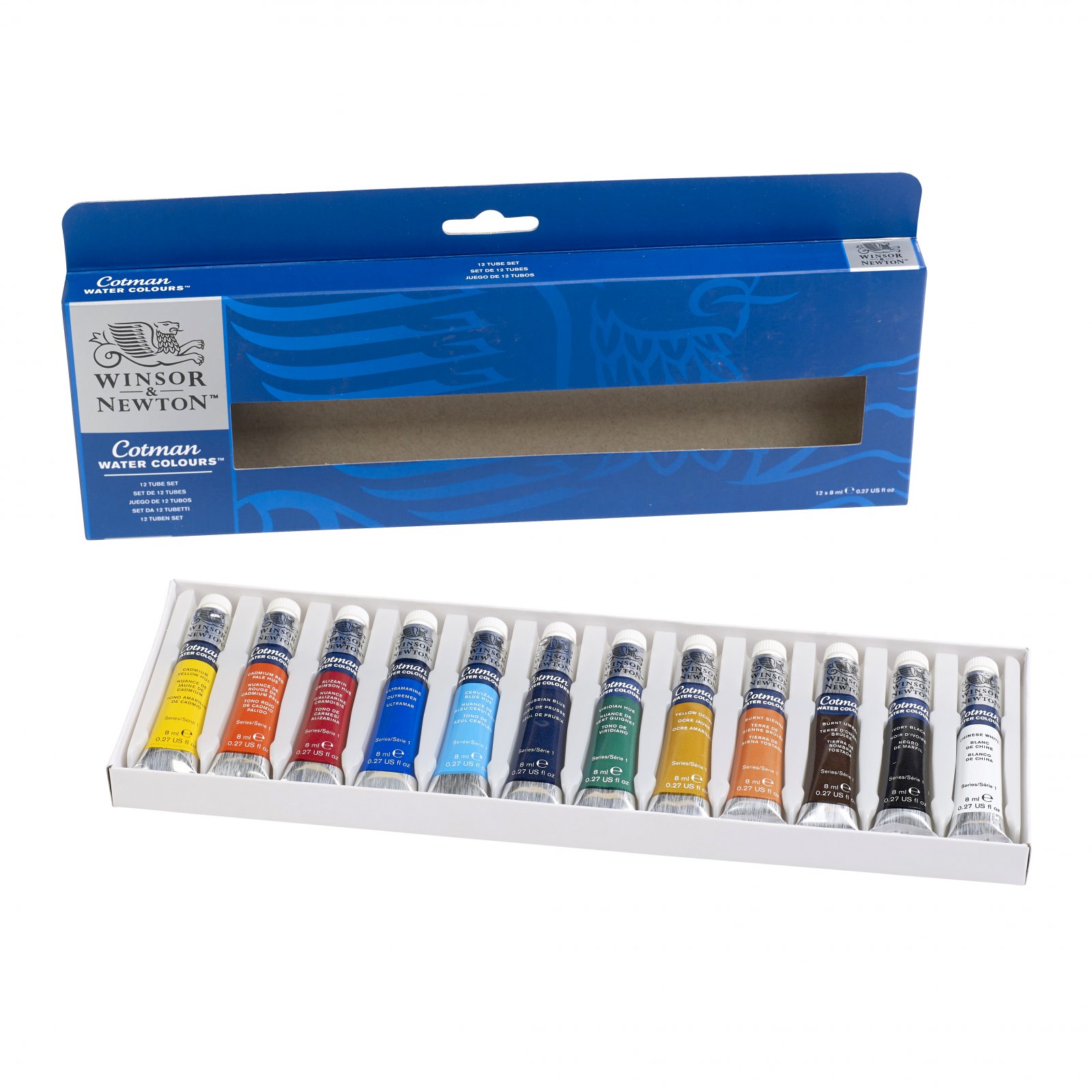 Winsor & Newton Costman Water Colour 12 Tube Collection 8ml