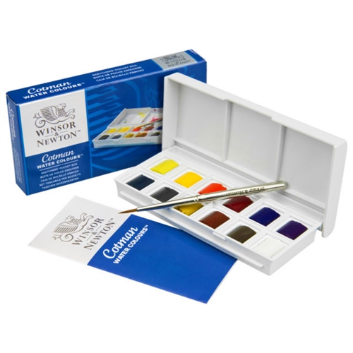 Winsor & Newton Cotman Water Colours Sketchers Pocket Set 13pcs