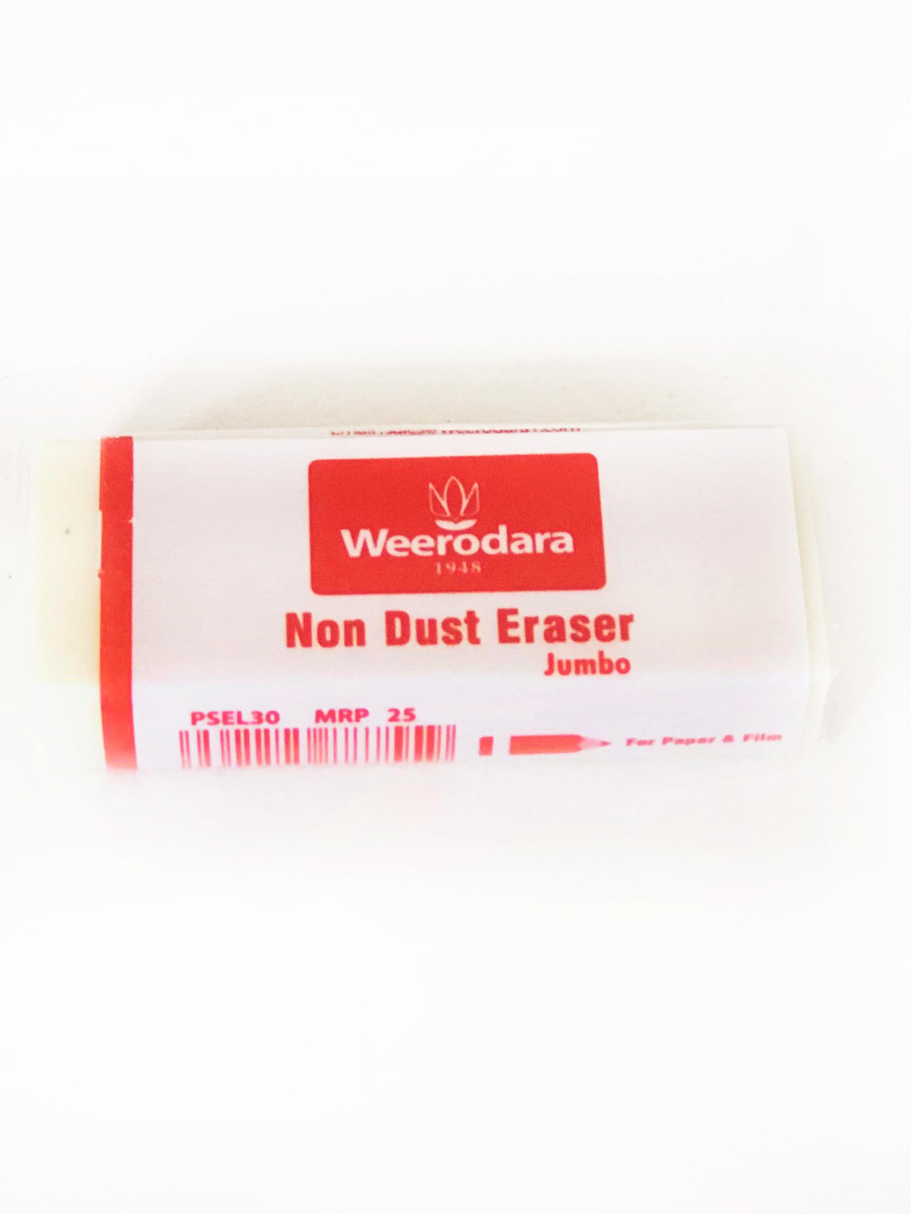 Weerodara Non Dust Eraser Jumbo - Large PSEL30