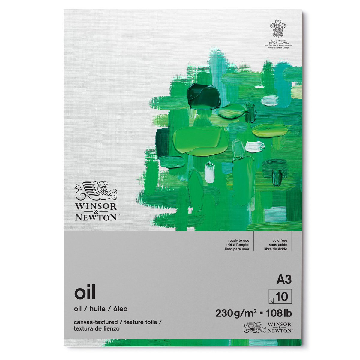 Winsor & Newton Oil Pad and Acrylic 230 gsm A3 10 sheet 