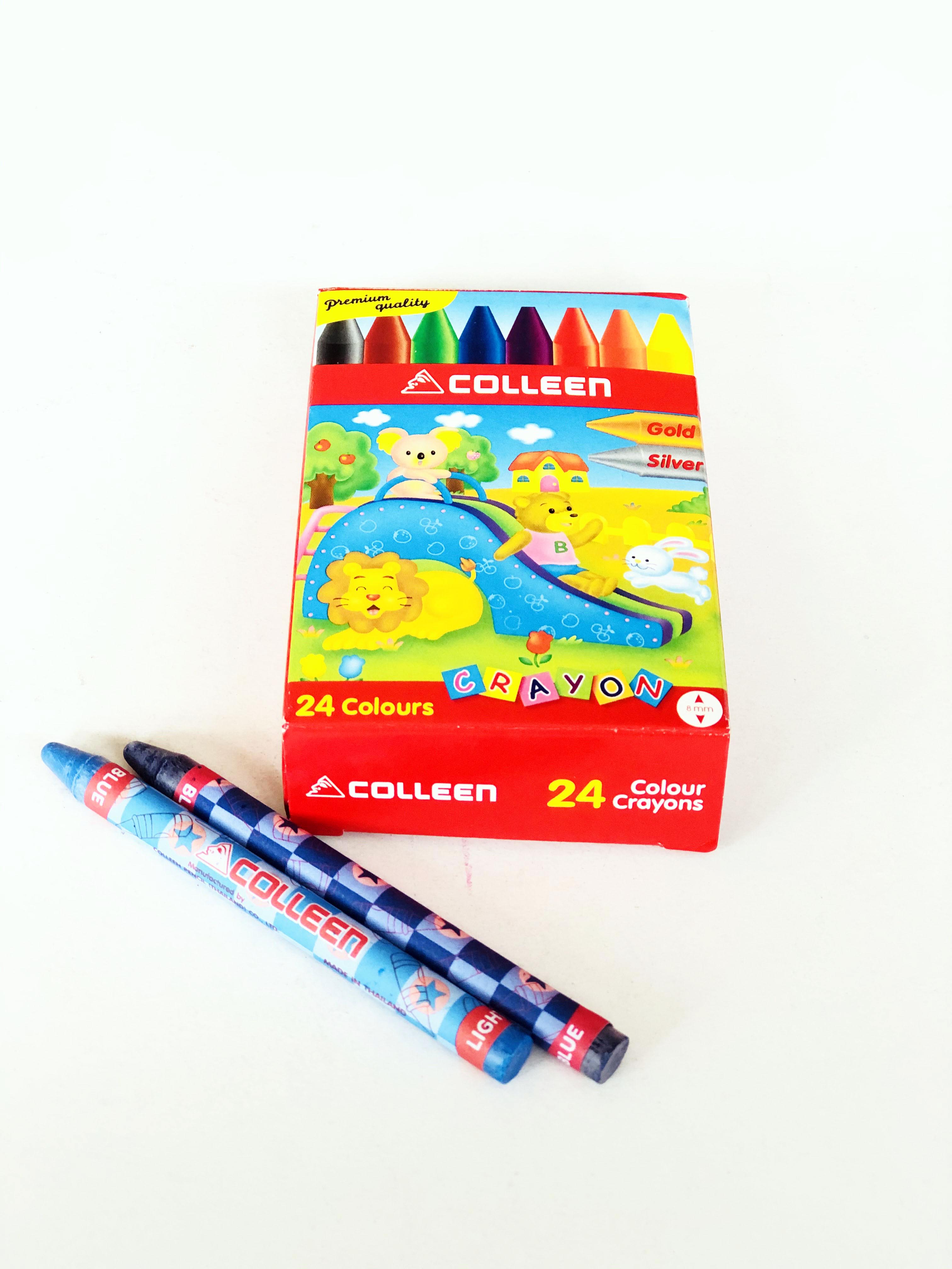 Colleen Colour Crayons 24 8mm