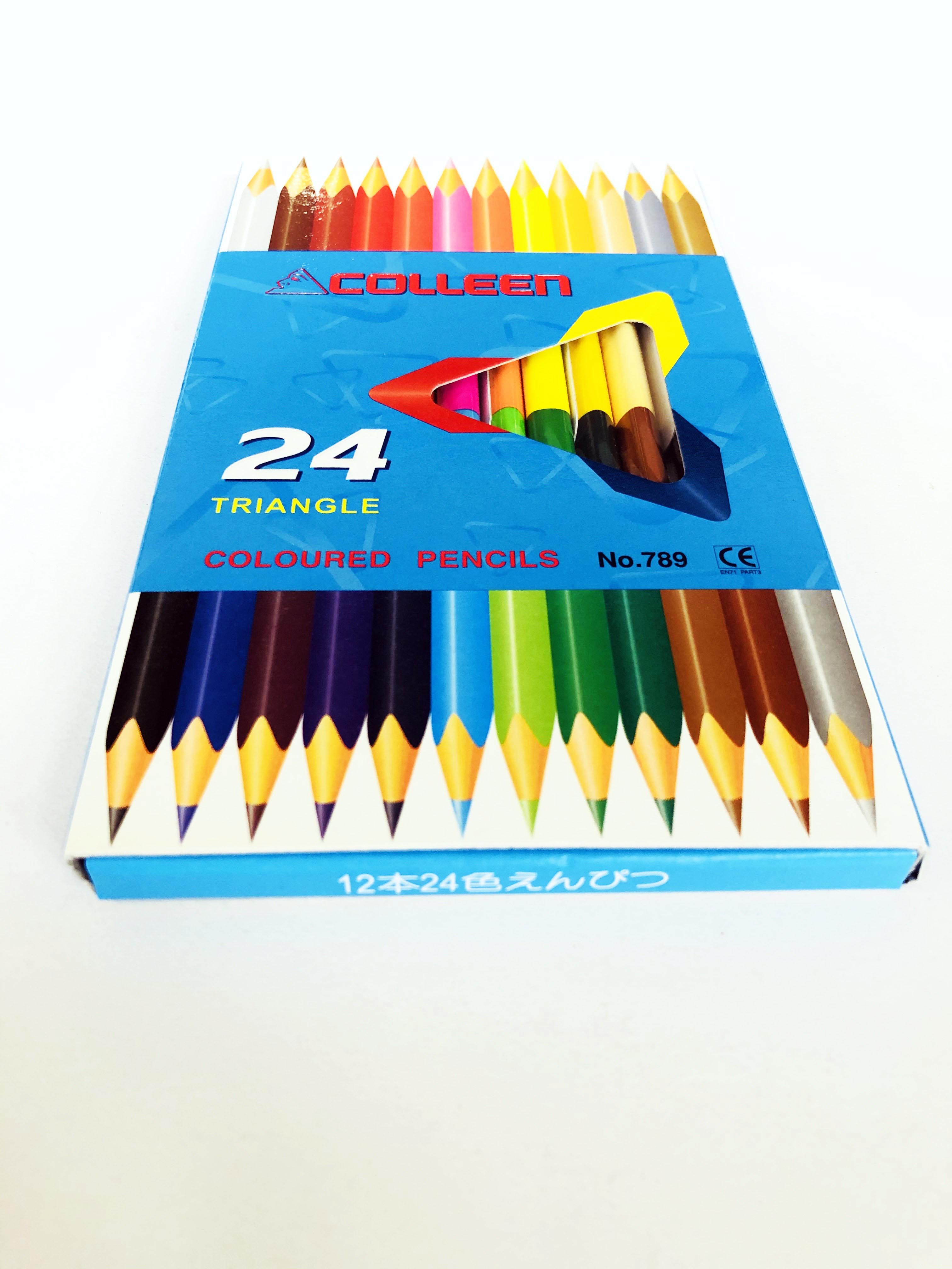 Colleen Double Color Pencil 24 Triangle 