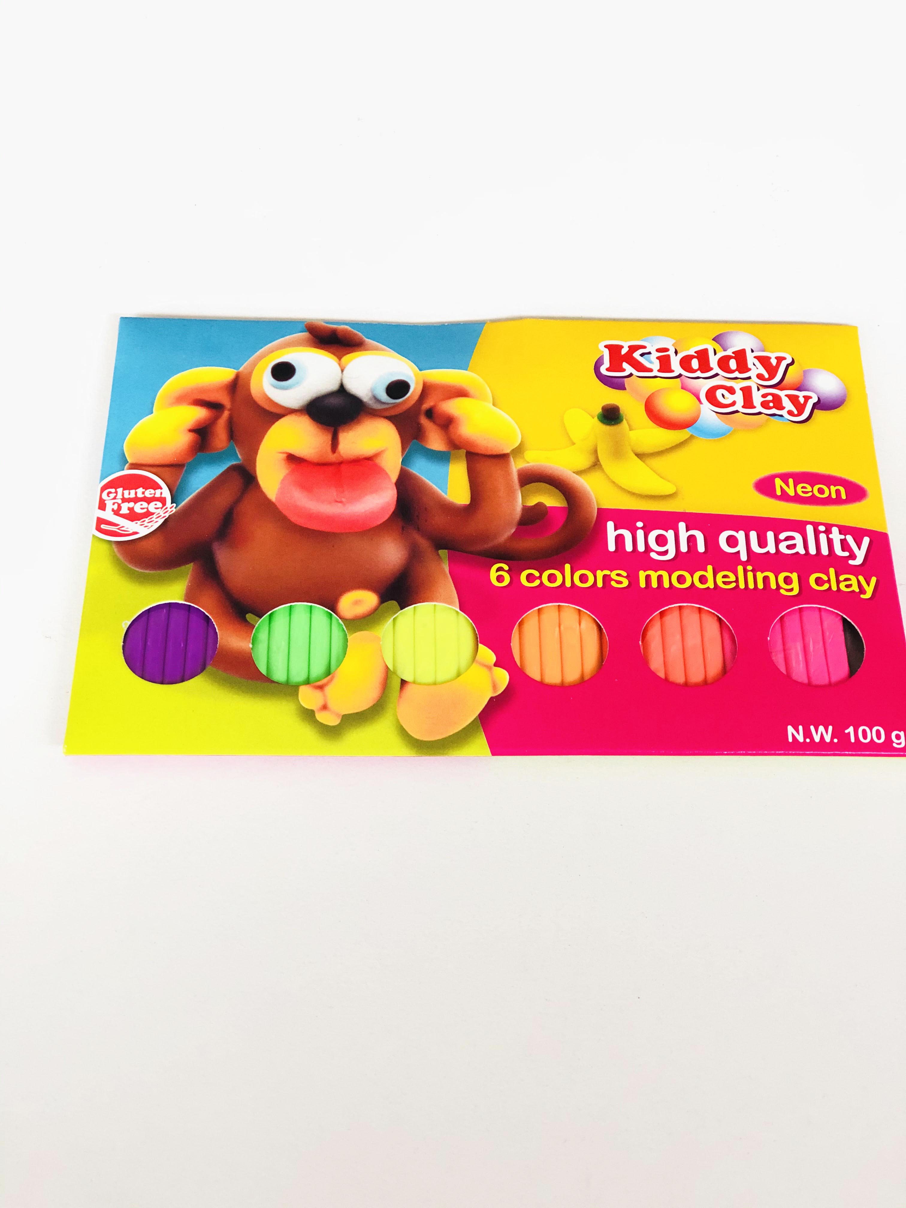 Kiddy Clay High Quality 6 colors modeling clay 10153872