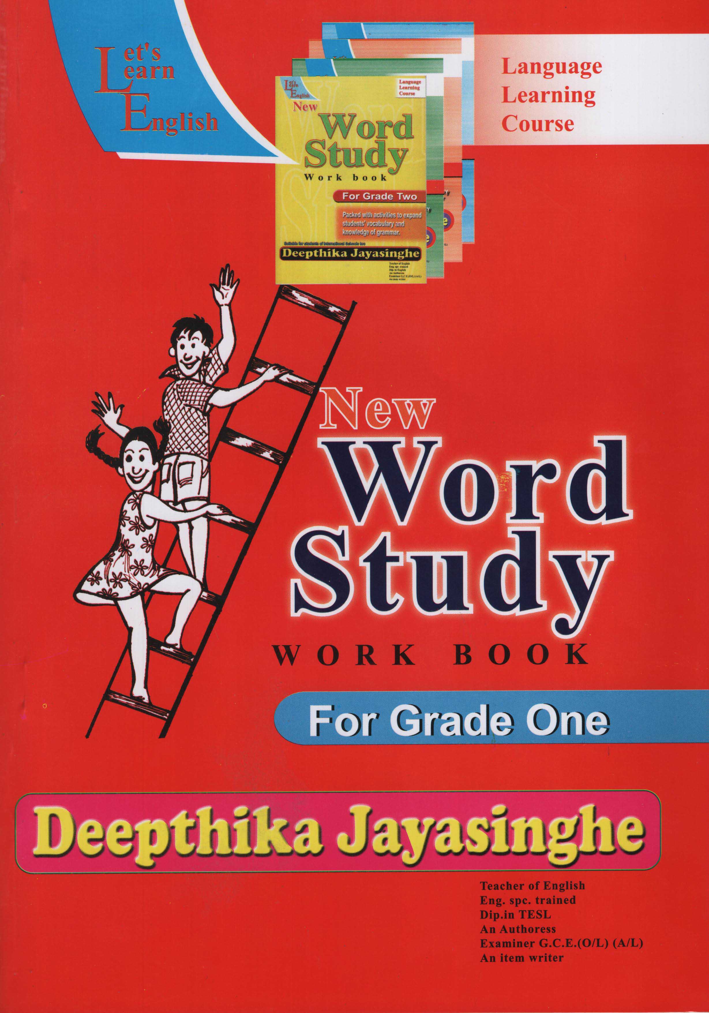 New Word Study Work Book For Grade One