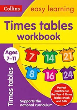 Collins Easy Learning Times Tables Workbook ( Ages 7-11 )