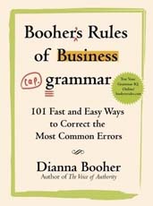 Boohers Rules of Business Grammar