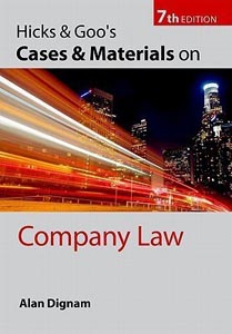 Hicks and Goos Cases and Materials on Company Law 