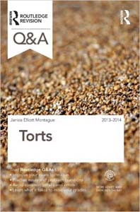 Routledge Revision Q&A: Torts 2013-2014