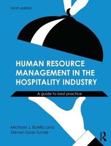 HUMAN RESOURCE MANAGEMENT IN THE HOSPITALITY INDUSTRY