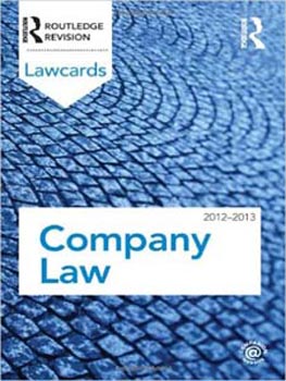 Company Lawcards 2012 -2013