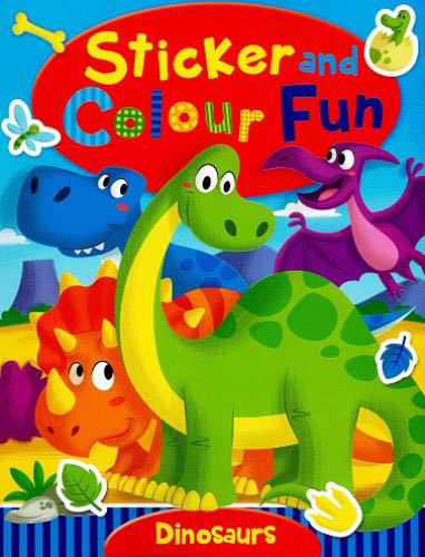 Sticker and Colour Fun Dinosaurs