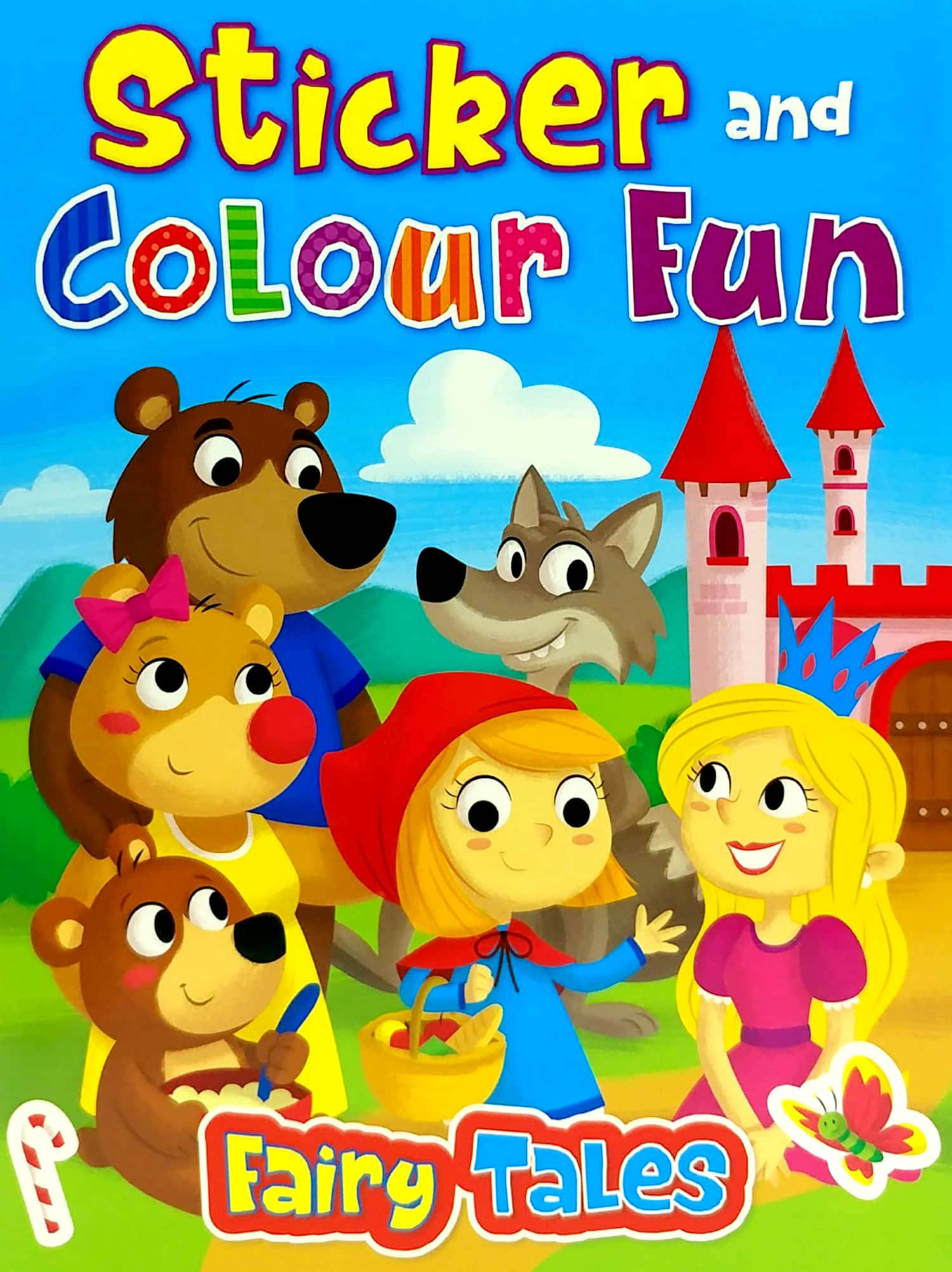 Sticker and Colour Fun Fairy Tales
