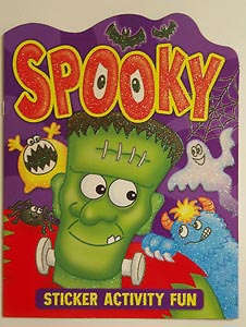 Spooky Sticker Activity Fun Book 1 (Purple)