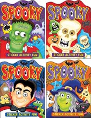 Spooky Sticker Activity Fun Book 2 (Red)
