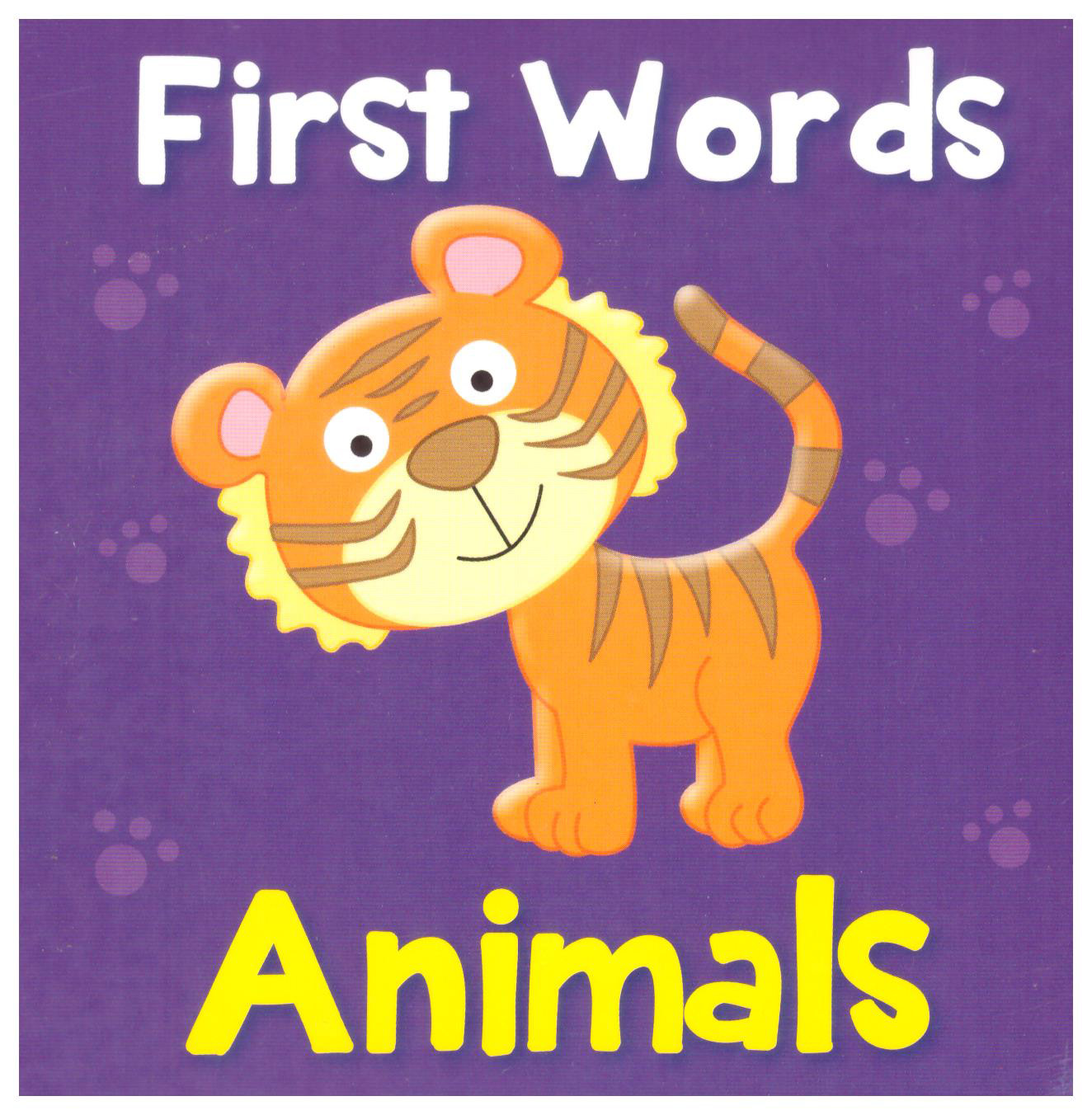 First Words Animals - Purple (Board Book)