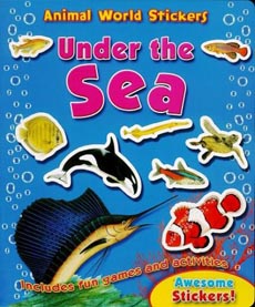 Under The Sea Animal World Stickers Includes Fun Games and Activities