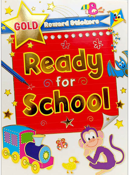 Ready for School Gold Reward Stickers