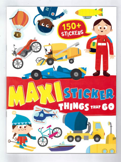 Maxi Sticker Things that Go (150+ Stickers)
