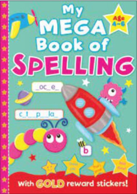 My Mega Book of Spelling - Age 4 - 6