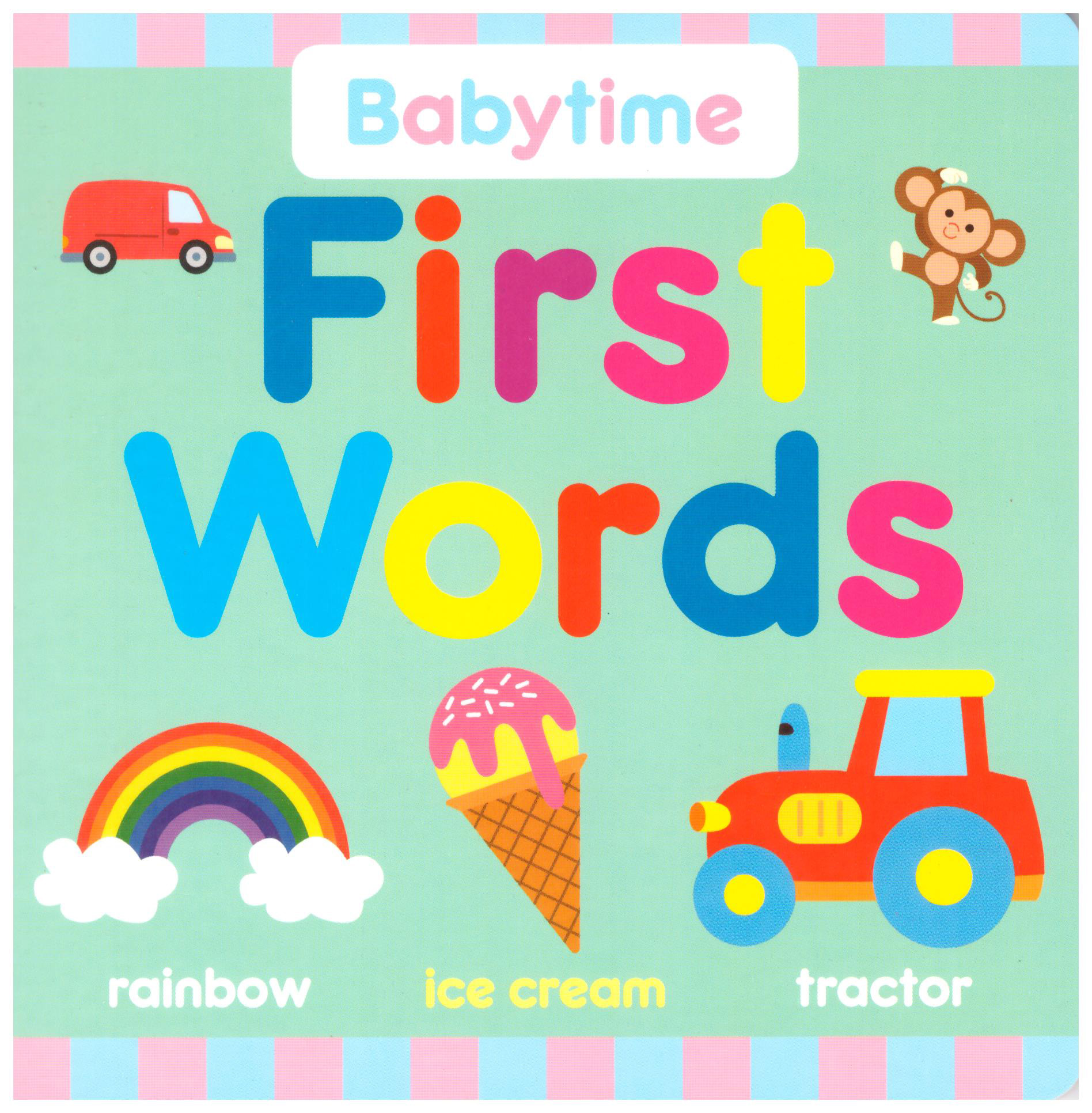Babytime First Words : Green (Board Book)