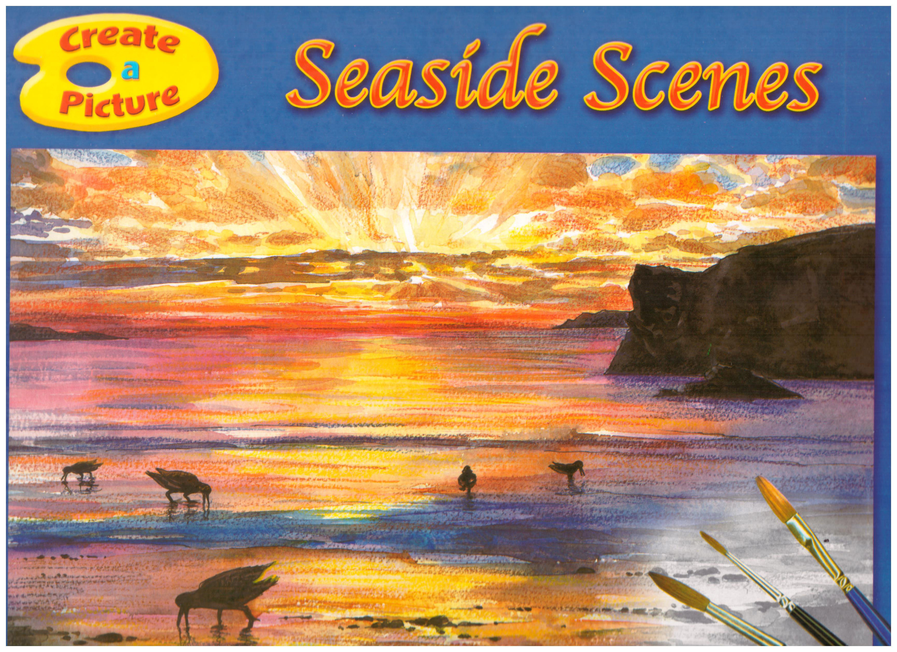 Create A Picture Seaside Scenes Colouring Book