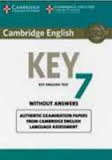 Cambridge English Key 7 Key English Test Without Answers